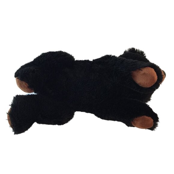 Aurora Flopsie Sullivan Black Bear Plush 12" Stuffed Animal Toy Laying Down 2022 - Picture 5 of 8
